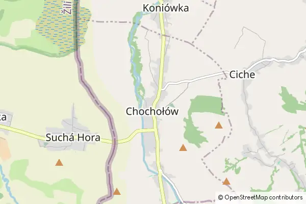 Mapa Chochołów