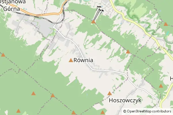 Mapa Równia