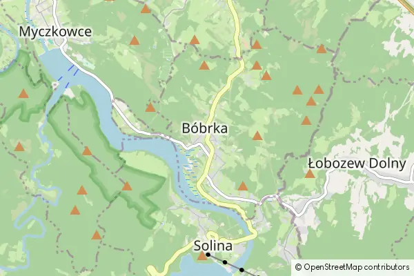 Mapa Bóbrka