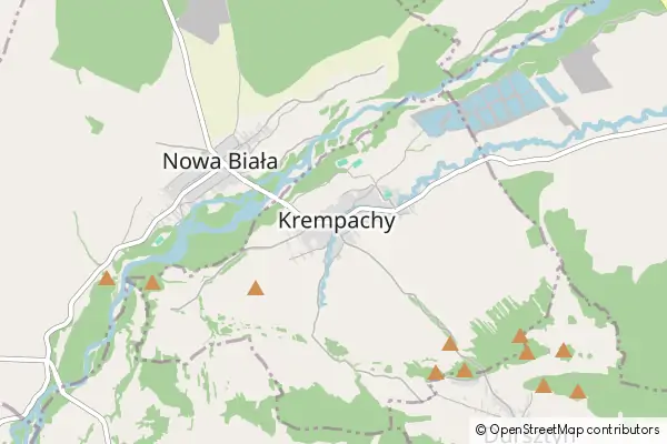 Mapa Krempachy