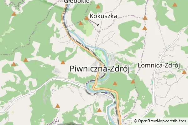 Mapa Piwniczna