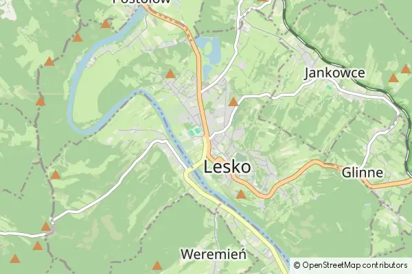 Mapa Lesko