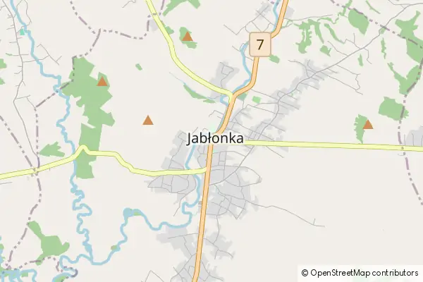 Mapa Jabłonka