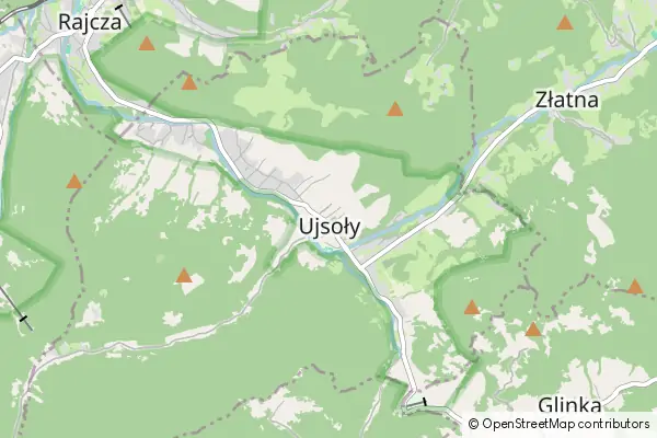 Mapa Ujsoły