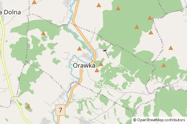 Mapa Orawka