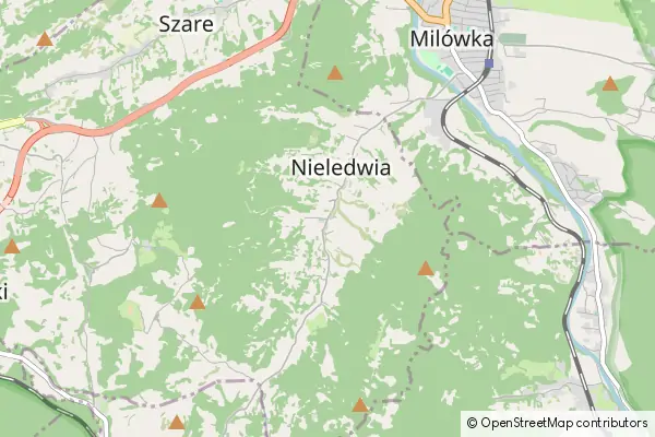 Mapa Nieledwia