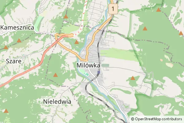 Mapa Milówka