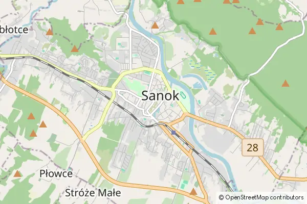 Mapa Sanok