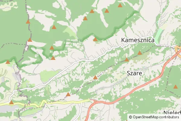 Mapa Kamesznica