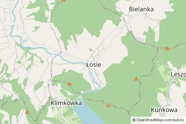 Mapa Łosie