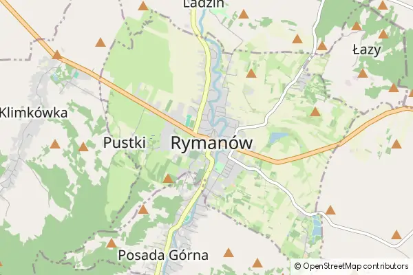 Mapa Rymanów