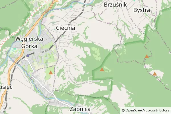 Mapa Cięcina