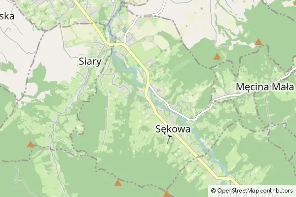 Mapa Sękowa