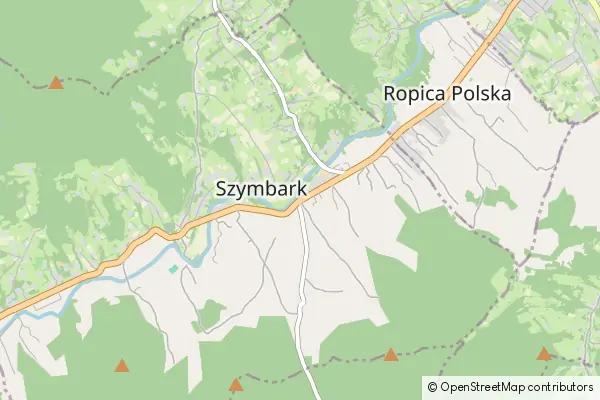 Mapa Szymbark