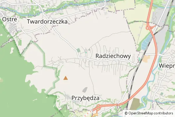 Mapa Radziechowy