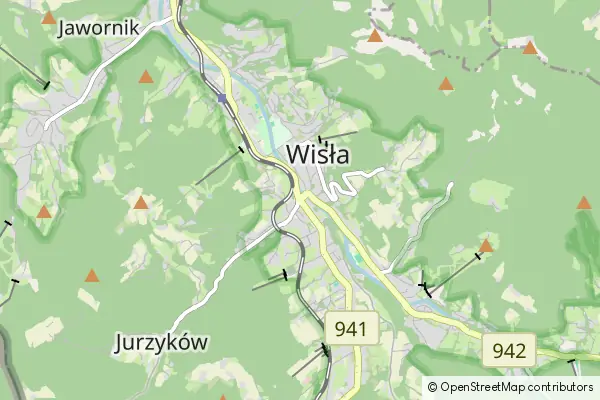 Mapa Wisła