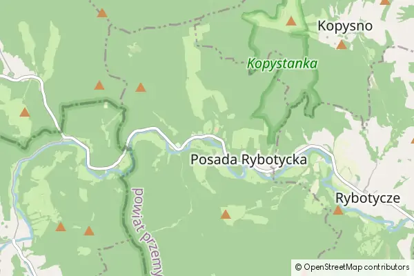 Mapa Posada Rybotycka