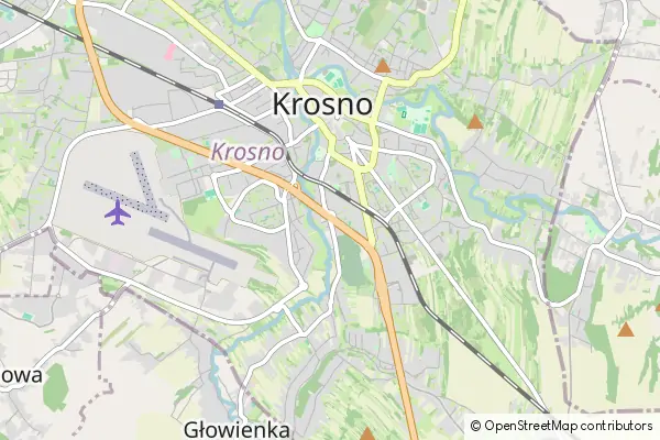 Mapa Krosno