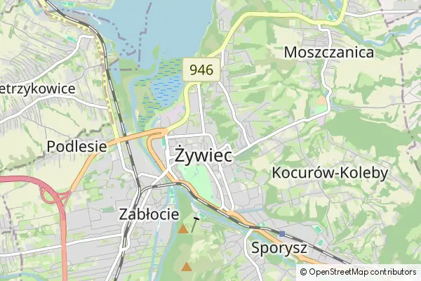 Mapa Żywiec