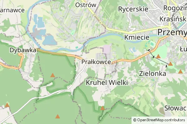 Mapa Prałkowce