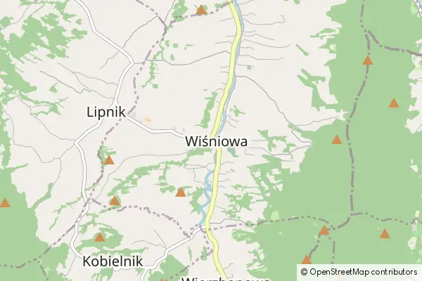 Mapa Wiśniowa