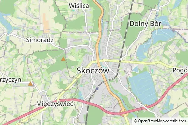 Mapa Skoczów