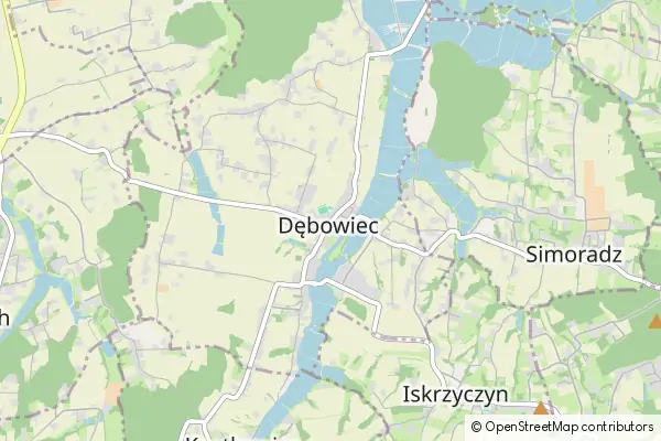 Mapa Dębowiec