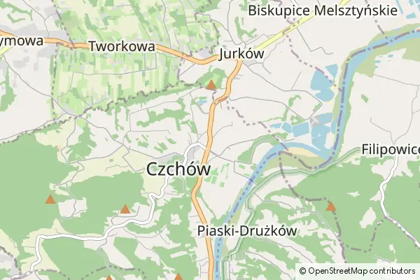 Mapa Czchów