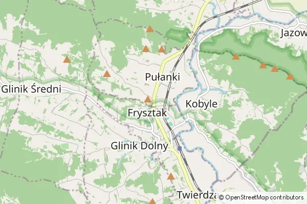 Mapa Frysztak