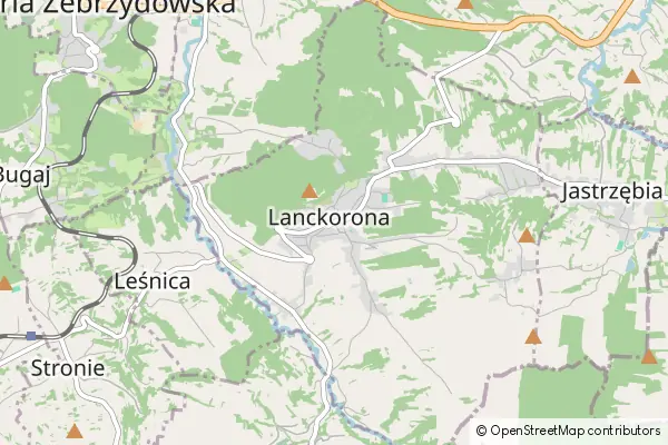 Mapa Lanckorona