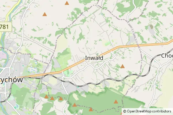 Mapa Inwałd