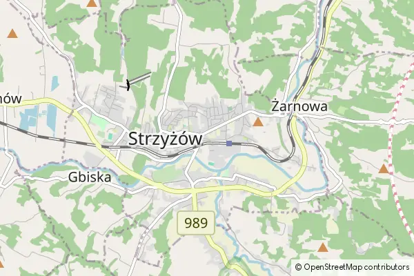 Mapa Strzyżów