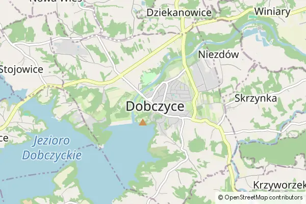 Mapa Dobczyce