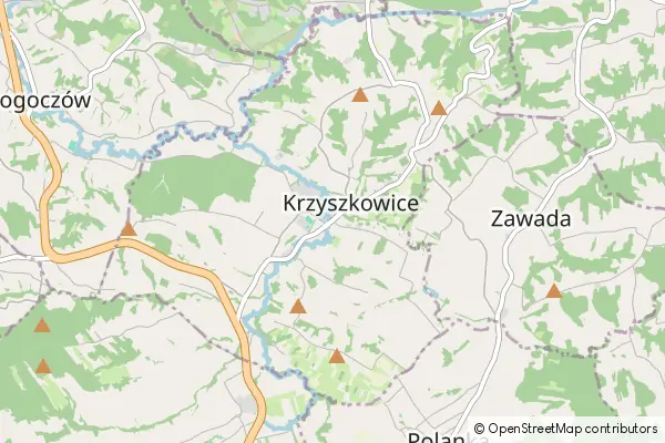 Mapa Krzyszkowice