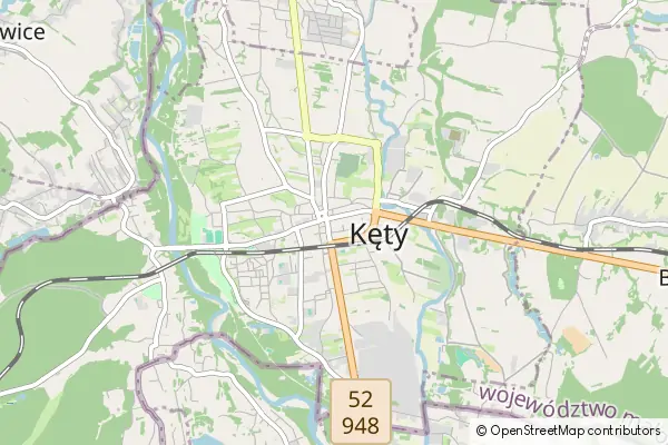 Mapa Kęty