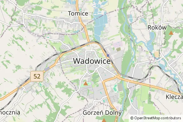 Mapa Wadowice