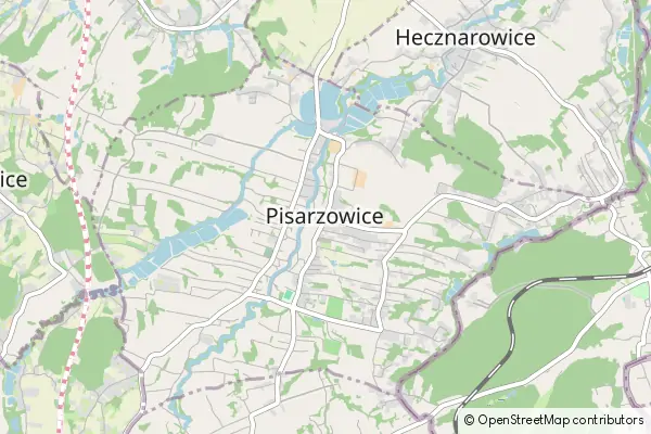 Mapa Pisarzowice