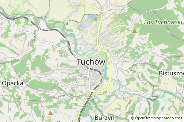 Mapa Tuchów