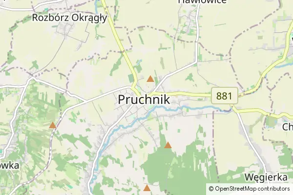 Mapa Pruchnik