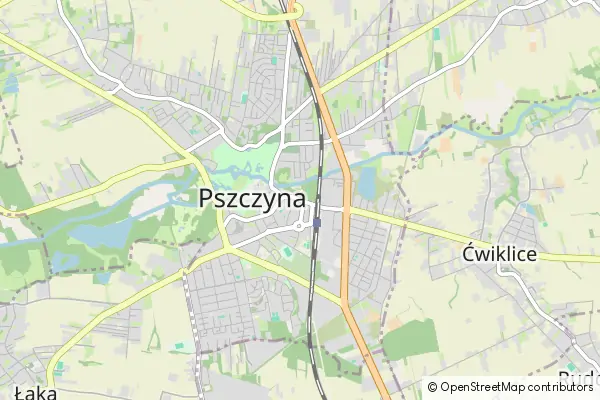 Mapa Pszczyna