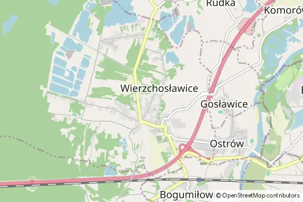 Mapa Wierzchosławice