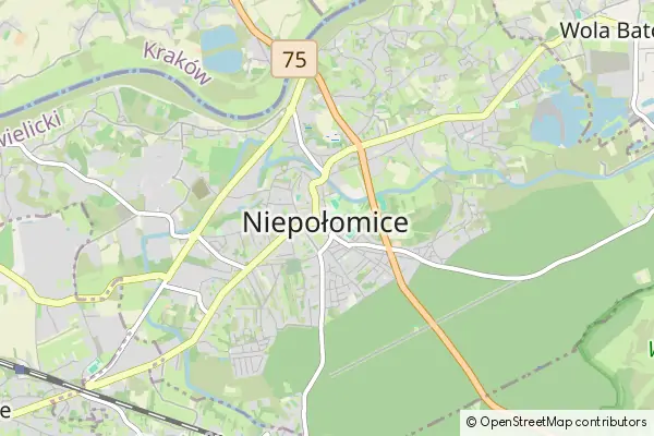 Mapa Niepołomice