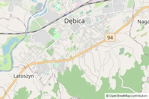 Mapa Dębica