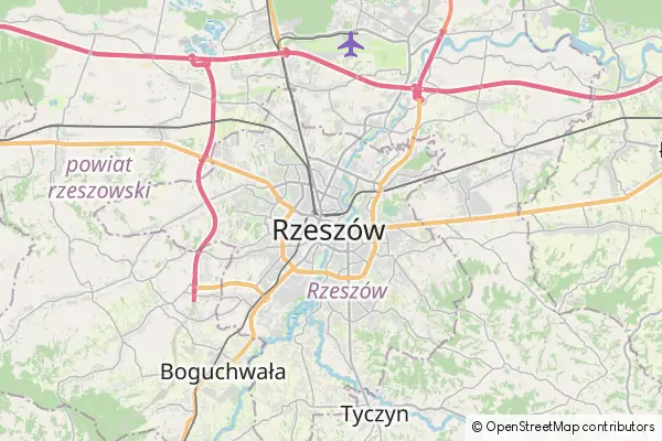 Mapa Rzeszów