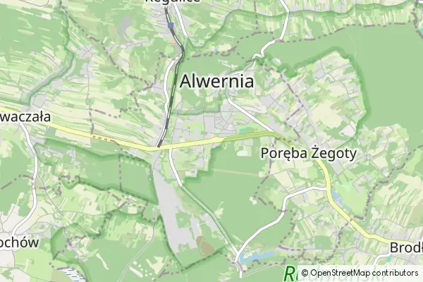 Mapa Alwernia