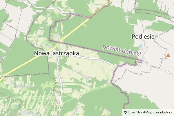 Mapa Jastrząbka Nowa