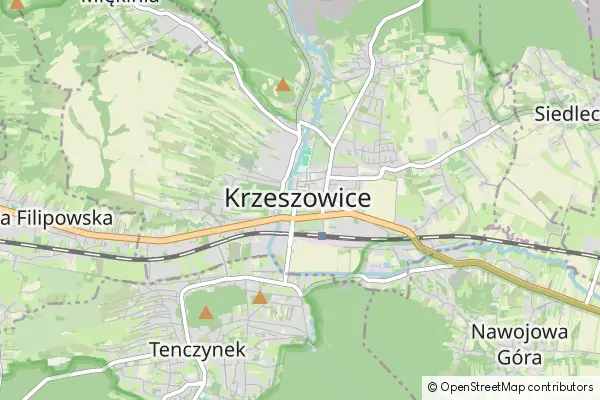 Mapa Krzeszowice