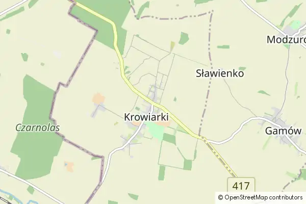 Mapa Krowiarki