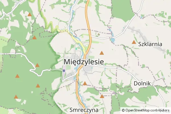 Mapa Międzylesie