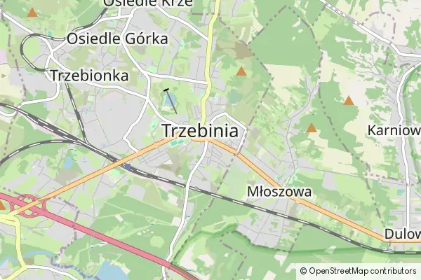 Mapa Trzebinia